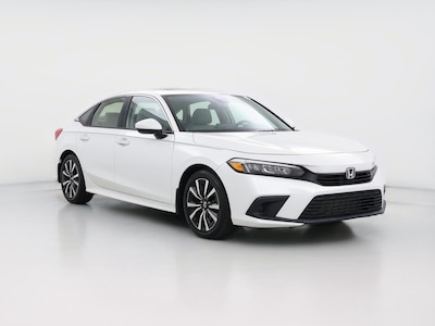 White 2022 Honda Civic EX