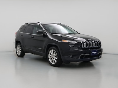 Black 2015 Jeep Cherokee Limited