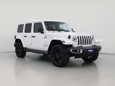 White 2021 Jeep Wrangler 4XE PHEV Unlimited Sahara