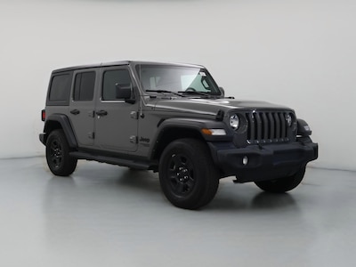 Gray 2021 Jeep Wrangler Unlimited Sport