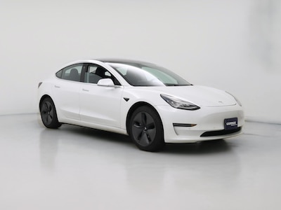 White 2018 Tesla Model 3 Long Range