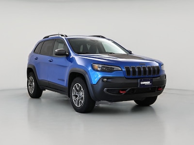 Blue 2021 Jeep Cherokee Trailhawk