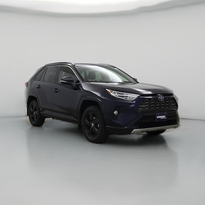 Blue 2021 Toyota RAV4 Hybrid XSE