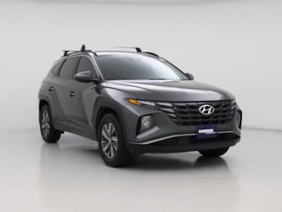 Gray 2022 Hyundai Tucson Hybrid Blue