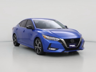 Blue 2021 Nissan Sentra SR