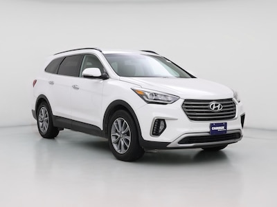 White 2017 Hyundai Santa Fe Limited