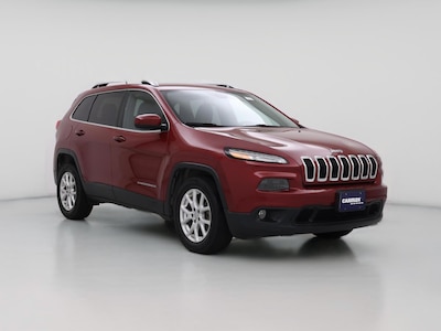Red 2017 Jeep Cherokee Latitude