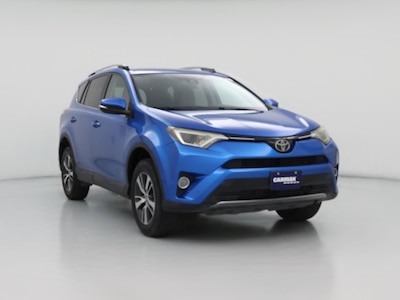 Blue 2017 Toyota RAV4 XLE