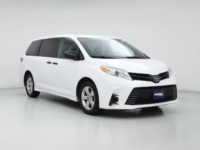 White 2020 Toyota Sienna L
