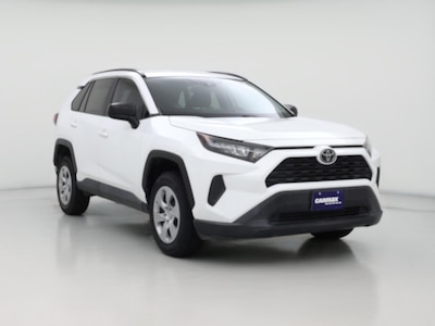 White 2019 Toyota RAV4 LE