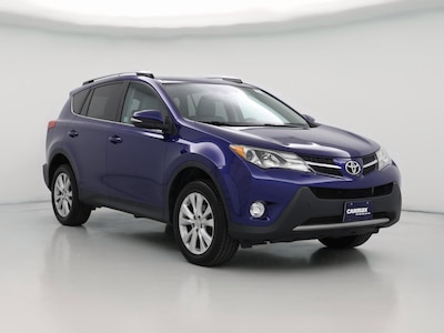 Blue 2015 Toyota RAV4 Limited