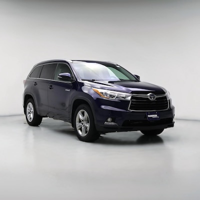 Blue 2015 Toyota Highlander Hybrid Limited Platinum