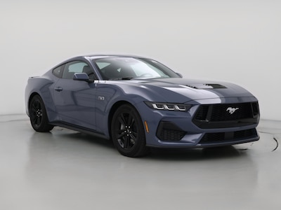 Blue 2024 Ford Mustang GT