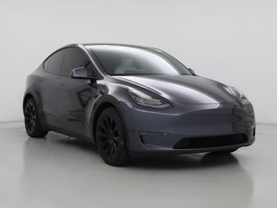 Gray 2021 Tesla Model Y Long Range