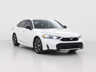 White 2025 Honda Civic Hybrid Sport Touring