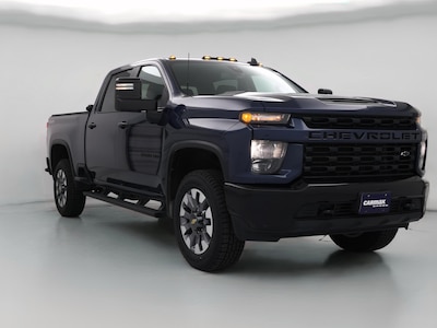Blue 2021 Chevrolet Silverado 2500 Custom