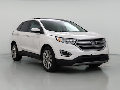 White 2018 Ford Edge Titanium