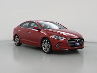 Red 2017 Hyundai Elantra Limited