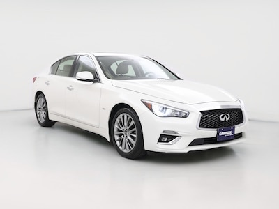 White 2019 Infiniti Q50 Luxe