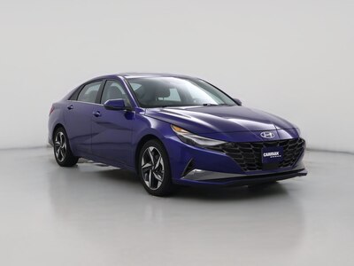 Blue 2023 Hyundai Elantra Hybrid Limited