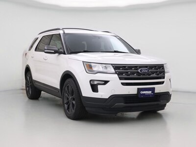 White 2018 Ford Explorer XLT