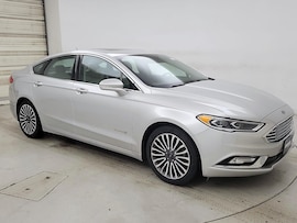 Silver 2017 Ford Fusion Hybrid Titanium
