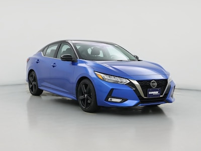 Blue 2021 Nissan Sentra SR