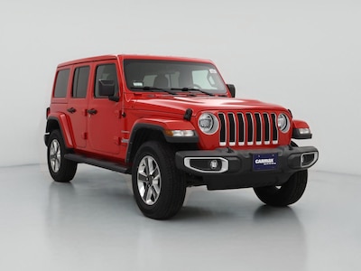 Red 2021 Jeep Wrangler Unlimited Sahara