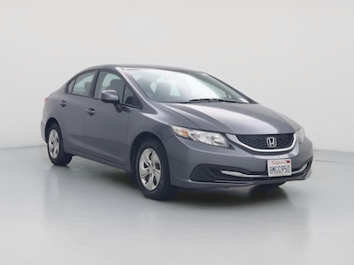 Gray 2013 Honda Civic LX
