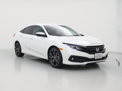 White 2020 Honda Civic Sport