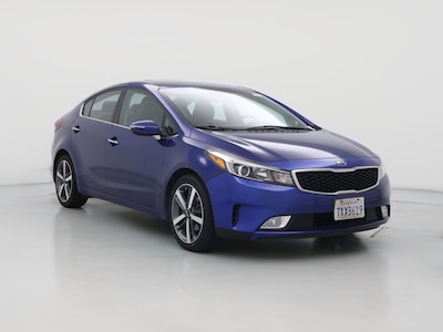 Blue 2017 Kia Forte EX