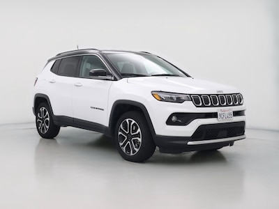 White 2022 Jeep Compass Limited