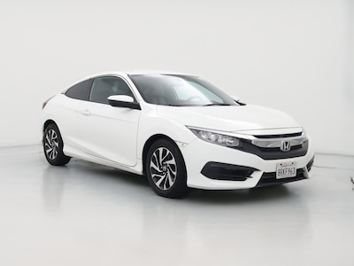 White 2017 Honda Civic LX
