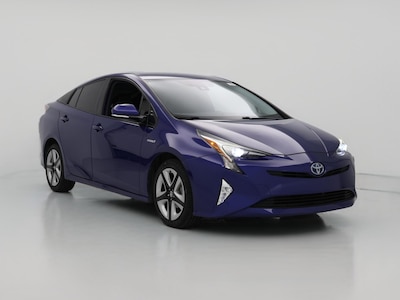 Blue 2017 Toyota Prius Four Touring
