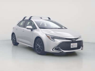 Silver 2025 Toyota Corolla Hatchback XSE