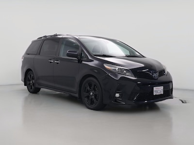 Black 2020 Toyota Sienna SE Premium