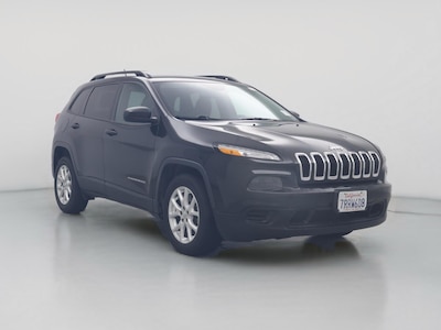 Black 2016 Jeep Cherokee Sport