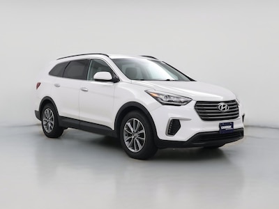 White 2017 Hyundai Santa Fe SE