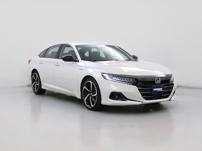 White 2022 Honda Accord Hybrid Sport
