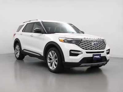 White 2021 Ford Explorer Platinum