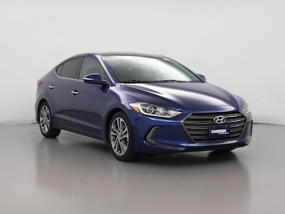 Blue 2017 Hyundai Elantra Limited