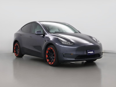 Gray 2021 Tesla Model Y Long Range