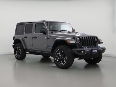 Gray 2022 Jeep Wrangler 4XE PHEV Unlimited Rubicon