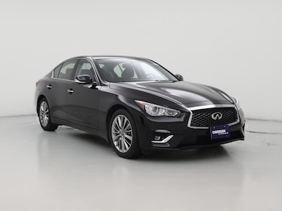 Black 2022 Infiniti Q50 Luxe