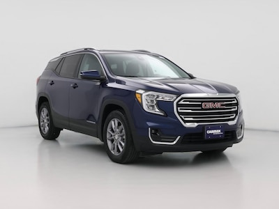 Blue 2022 GMC Terrain SLT