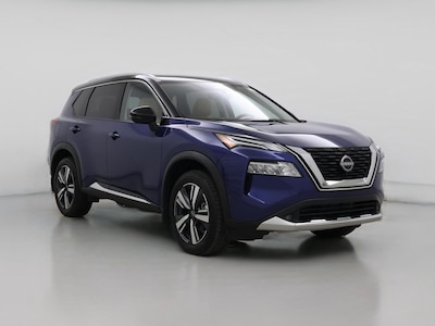 Blue 2022 Nissan Rogue Platinum