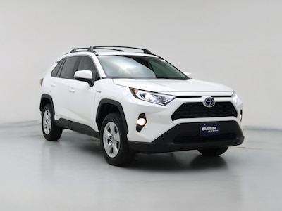White 2019 Toyota RAV4 Hybrid XLE