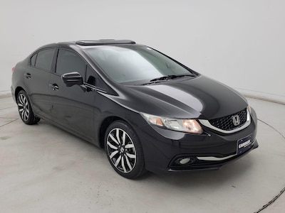 Black 2015 Honda Civic EX-L