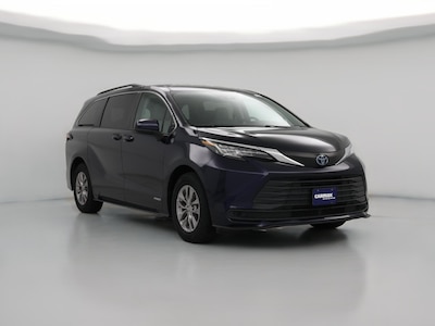 Blue 2021 Toyota Sienna Hybrid LE