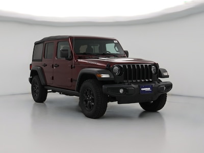 Red 2021 Jeep Wrangler Unlimited Sport
